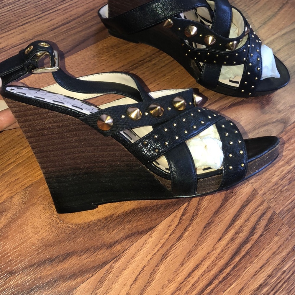 Rachel Roy studded wedges 7.5 - Picture 3 of 4